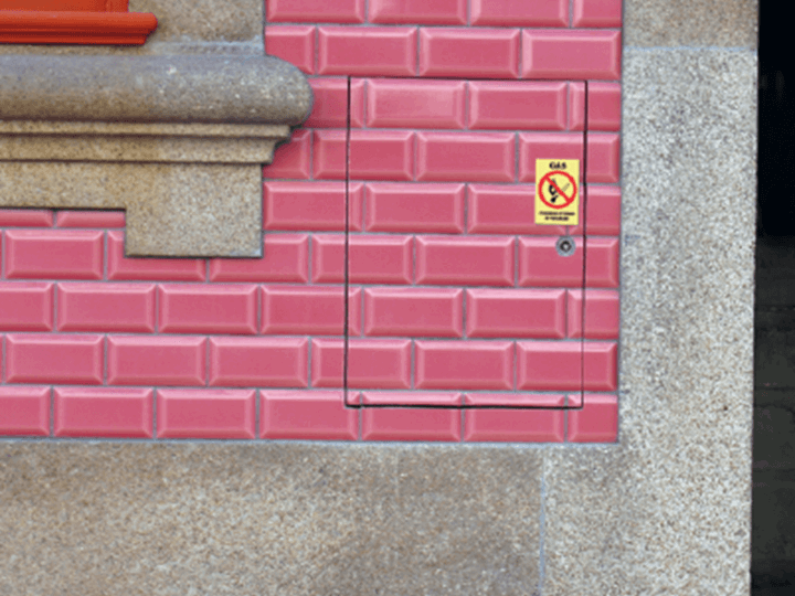 Boa integração de caixa de abrigo gás natural para profissinais